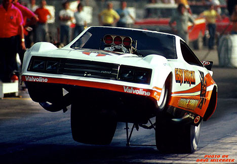 Gary Burgin gets big air at Indy 1981. Photo by Dave Milcarek