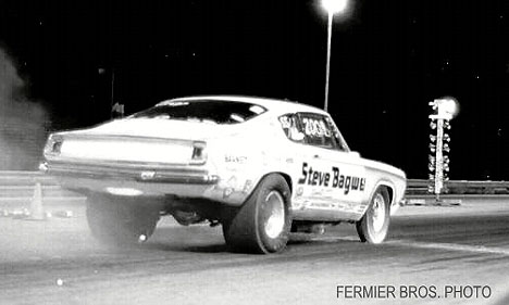 Mopar Super Stock superstar Steve Bagwell at Gainesville. Photo by Bob Fermier