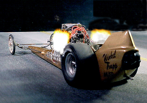 The scale model Astro Magic Car looks like the real thing. Photo and model by Roger Lee