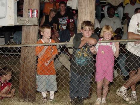 The rugrats were in for free and enjoying every minute of the spectacle. Roger Richards photo