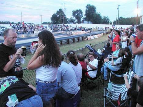 Nothing beats relaxing at the drags on a Saturday afternoon. Brian Wood photo