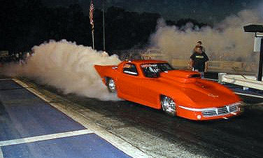 The MIR Frantic 7 Pro Mod/Top Sportsman type cars put on a good show as usual. Photo by Stephen Jones