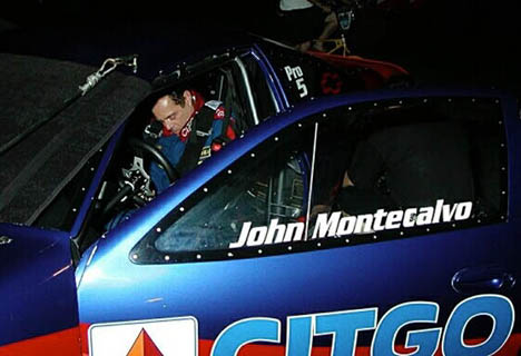 John Montecalvo buckles in as well. Photo by Stephen Hawes