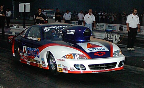 John Montecalvo's CITGO Cavalier was the top GM, but was just a tick behind Baker all day. Photo by Stephen Hawes