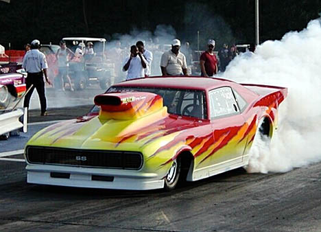 Mark McHugh qualified 3rd and set Top Speed at 215.79, but broke and couldn't race first round. Photo by Stephen Hawes
